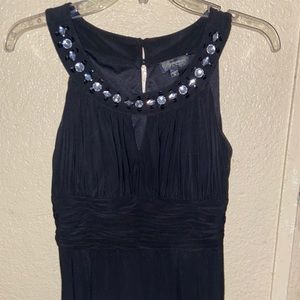 Black Knee Length Party Dress